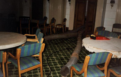 Water Damage Restoration services to many hotels